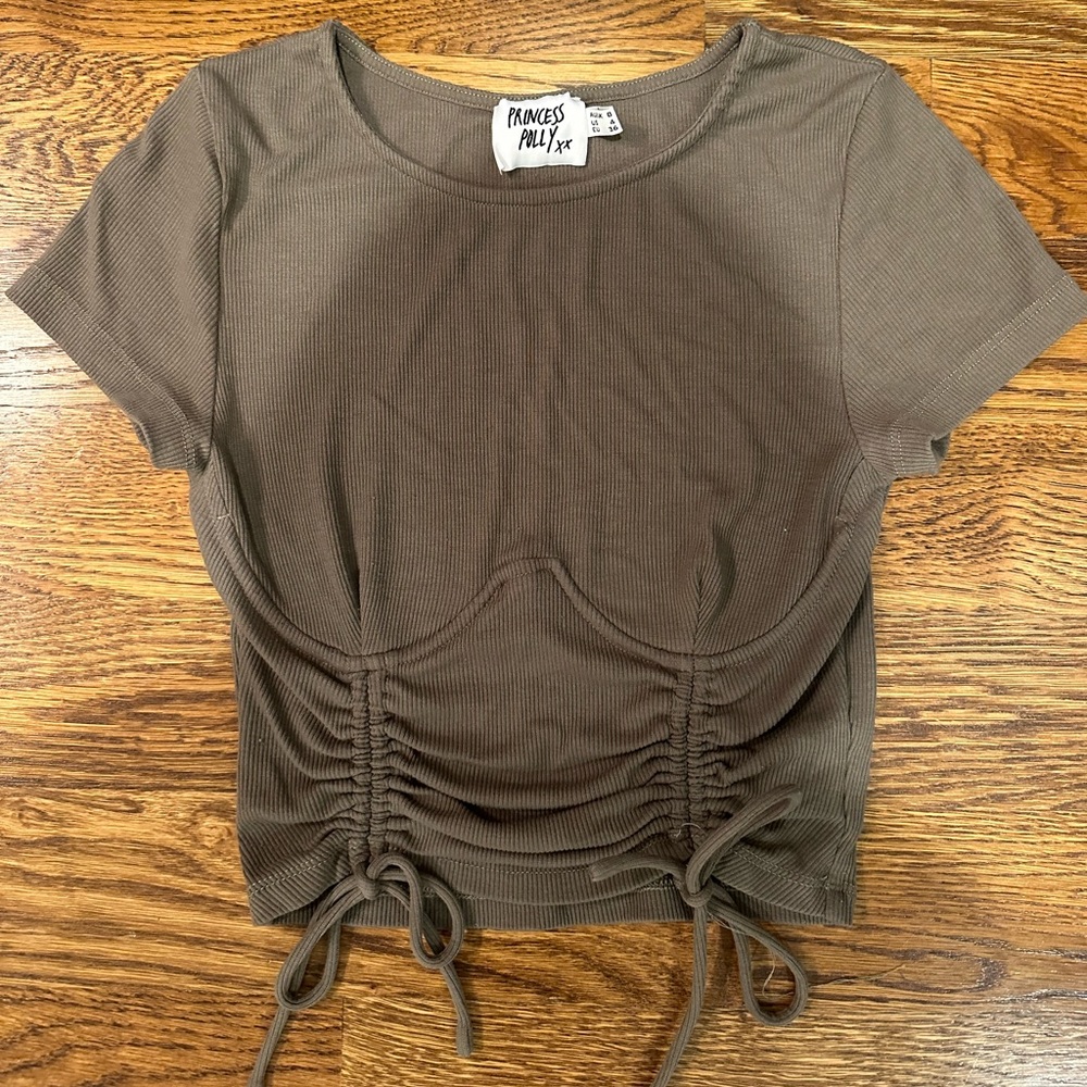 Princess Polly corset tie crop top